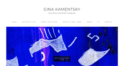 Desktop Screenshot of ginakamentsky.com